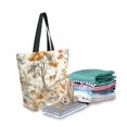 thumbnail image 2 of FORMRS Womens Canvas Tote Bag with Zipper Inner Pocket Shoulder Handbag, Forest Pattern, 2 of 7