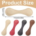 thumbnail image 3 of Magnetic No Sew Hem Clips For Trouser Cuffs And Pants Legs, Invisible Roll Up Tool For Shortening Jeans Without Seams, Reusable Fabric Fastener, Brown (Brown, 11.00CM), 3 of 9