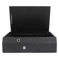 thumbnail image 1 of Money Safe, Caja Fuerte Pequeña A Prueba De Taladros De Acero Engrosado De Gran Capacidad Para Computadora Portátil Cergrey Pistol Safe, 1 of 8