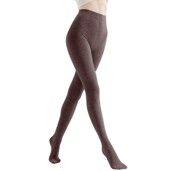 Women's Winter Leggings Warm Opaque Tights, Stretchy Cotton Tights 140 Denier