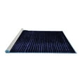 thumbnail image 2 of Ahgly Company Machine Washable Indoor Square Abstract Blue Modern Area Rugs, 8' Square, 2 of 4