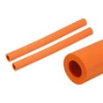 thumbnail image 1 of Uxcell 2Pcs 10" Tubo de aislamiento de tubería de espuma para soporte de agarre 0.47" x 0.87" Naranja, 1 of 6