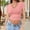 Pink, variant on T Shirts for Women Going Out Tops Women's Soft Workout Slim Casual Short Sleeved V Neck Crop Top Spring Tops for Women Tshirts Shirts Red M