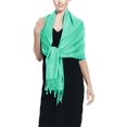 thumbnail image 1 of Peach Couture Soft and Silky Bamboo Rayon Pashmina Feel Shawl Scarf Wrap, 1 of 1