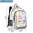 thumbnail image 2 of FORMRS Unisex School Backpack 17" Student Travel Bag with Laptop Compartment, Colorful Gummy Bears Pattern, 2 of 7