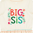 thumbnail image 4 of Inktastic Big Sis Girls Cute Sister Announcement Girls Toddler Dress, 4 of 5
