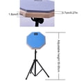 thumbnail image 2 of Almohadilla de práctica de tambor de 8 pulgadas, almohadilla de tambor de entrenamiento de práctica de tambor tonto absorbente de golpes, 2 of 6