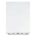 thumbnail image 2 of Preprinted Legal Exhibit Bottom Tab Index Dividers, Avery Style, 27-Tab, Exhibit A To Exhibit Z, 11 X 8.5, White, 1 Set | Bundle of 5 Sets, 2 of 7