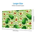 thumbnail image 3 of Kdxio Avocado Green Striped Print Large Gaming Mouse Pad,Non-Slip Base,Water Resist Keyboard Pad for Gamer,Office & Home,29.5 x 15.8 in, 3 of 9