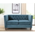 thumbnail image 4 of Lisette Velvet 3PCS Living Room Set, 4 of 5