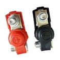 thumbnail image 1 of Los Terminales Del Conector De Del Automóvil Ajustable 2x Terminan La Abrazadera Y Negativa Hugo Las abrazaderas de terminales son de potencia rápida, 1 of 5