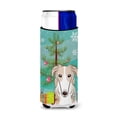 thumbnail image 1 of ""Caroline'S Treasures Árbol De Navidad Y Borzoi Michelob Ultra Koozies Para Latas Slim Multicolor"", 1 of 1