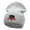 Heather Grey, variant on Fish More Embroidered Long Knitted Beanie - Navy OSFM