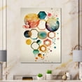thumbnail image 2 of Designart Hexagon And Circular Abstract V Canvas Wall Art, 2 of 5