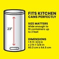 thumbnail image 3 of Glad OdorShield Tall Kitchen Drawstring Trash Bags, Lavender, 13 Gallon, 80 Count, 3 of 8