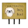 thumbnail image 1 of Carolines Treasures  Pekingese Spoiled Dog Lives Here Leash & Key Holder, 1 of 1