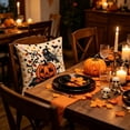thumbnail image 6 of Halloween Pillow Covers 18x18 Imitation Embroidery Linen Throw Pillow Cases, Decorative Couch Pillow Covers for Sofa Bedroom Living Room, Natural Linen Halloween Decor by OVFUIZ, 6 of 7