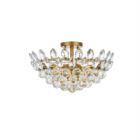 

Emilia 18 inch flush mount in brass