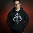 thumbnail image 3 of Star Wars The Mandalorian Mythosaur Logo Pull Over Hoodie-Small, 3 of 3