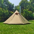 thumbnail image 2 of yurt tent teepee tent for adults luxury tents for camping Great Pyramid Tent, 2 of 8