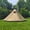 Brown, variant on Wofarmy Yurt for Camping Tent Lightweight and Pyramid Tent with Cooking Options Brown