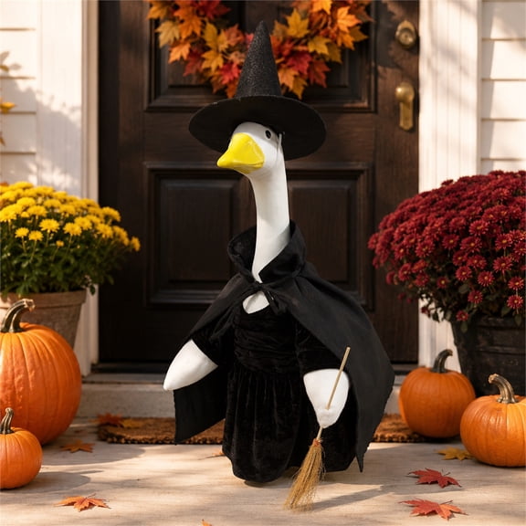 Fall Thanksgiving Halloween Decoration for Home Indoor Outdoor Clearance Under $15.00! Halloween Porch Bird Outfit Set Funny Decorative Bird Clothing For Outdoor Yard Garden Holiday Party Decoration