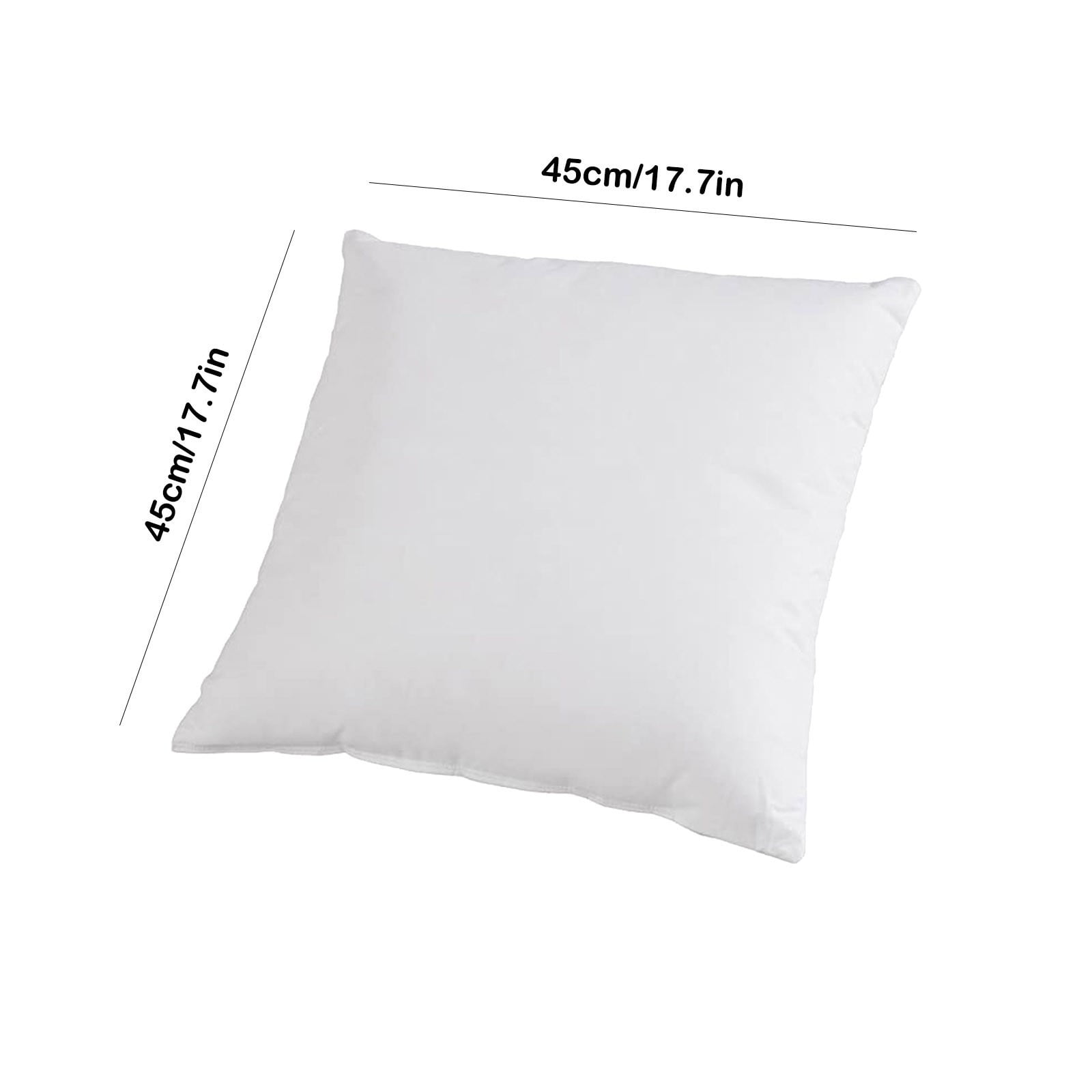 Pack of 4 12x12 Outdoor Pillow Inserts, Water-Resistant Throw Pillow Inserts Decorative Premium Square Pillow Stuffer Sham for Porch Swing Couch Sofa Cushion Patio Furniture