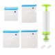 thumbnail image 2 of Hand Pump Vacuum Bags Kit Vegetables 10Pcs 16x2.6cm 21x22cm 26x28cm 26x34cm, 2 of 5