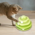 thumbnail image 4 of OAVQHLG3B Cat Toys Ball Track, Turntable Cat Tower Toy with 3-Tier Roller, Multi-Level Interactive Cat Toys for Indoor Cats, Fun Puzzle Kitten Exercise Toys with Colorful Chase Balls, 4 of 5