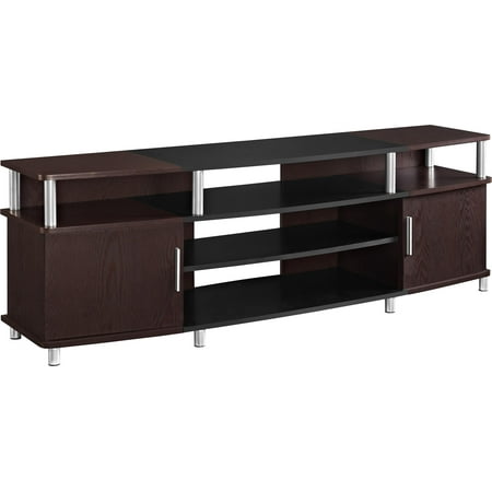 Carson XL Black and Cherry TV Stand for TVs up to 70