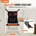 thumbnail image 6 of VEVOR 2-Player Indoor Arcade Basketball Game - Dual Shot Sport with 5 Balls, 8 Game Modes, Electronic Scoreboard, and Pump (Black & White), 6 of 12