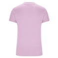 thumbnail image 5 of CENGNIAN Women's T-Shirts Short-Sleeve Crew-Neck Shirts Tops Classic-Fit Breathable Casual Summer Tees Pink,Size M, 5 of 6
