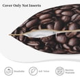 thumbnail image 5 of Kll Coffee Bean Decorative Throw Pillow Covers Velvet Soft For Couch Sofa Bedroom Living Room Outdoor -18"X18", 5 of 8