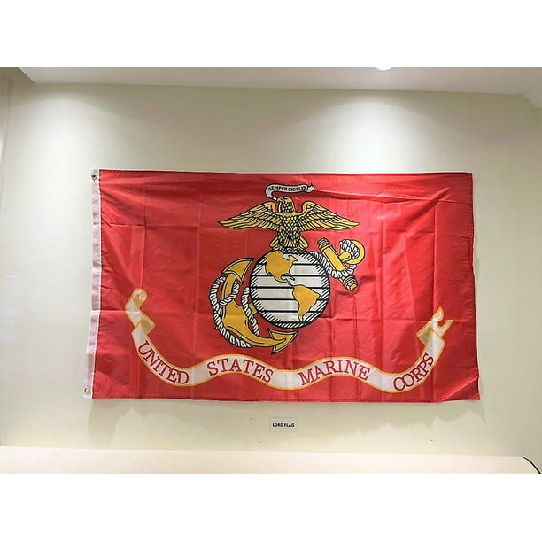 Gratis Pengiriman Bendera Usmc Amerika Serikat Korps Marinir Merah ...