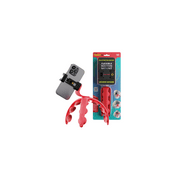 Tenikle Pro Light Weight Mini Adjustable Tripod for Cameras, Smartphones, and GoPro Volcano Red