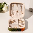 thumbnail image 6 of Thanksgiving Travel Portable Square Jewelry Organizer Box - Earring Holder, Ring, Necklace, Bracelet Storage - Suitable for Girls and Women - Jewelry Stand, Jewelry Boxes, 6 of 6