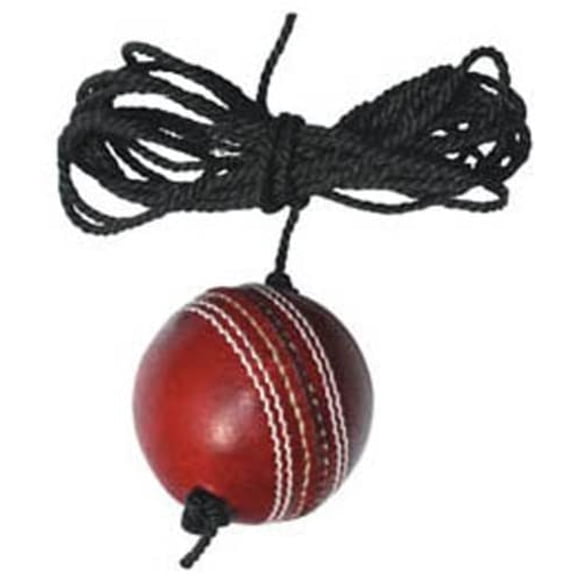 REINDEER Training Cricket Red Leather Hanging Ball Heavy Practice-Ball for Senior Players (150Gm-170Gm Each)