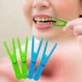 thumbnail image 2 of Interdental Cleaner Portable User-friendly Effective Y Type Gentle Health Care Tool Plastic Dental Floss Replacement Rack for Household, 2 of 8