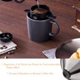 thumbnail image 4 of ckepdyeh 2 piezas de filtro de café plegable de acero inoxidable, soporte para café por goteo, reutilizable, sin papel, para verter café, 4 of 8