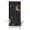 Starry Ni, variant on Starry Night Shower Curtain - Gothic Celestial Sun Moon Cosmic Aesthetic Black Gold Design Waterproof Quick-Dry Bathroom Drape