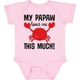 thumbnail image 3 of Inktastic My Papaw Loves Me Boys or Girls Baby Bodysuit, 3 of 5
