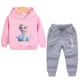 thumbnail image 5 of Ropa de primavera para niños, suéter con capucha de manga larga para niñas de Frozen Elsa, conjunto de 2 piezas de sudadera y pantalón para niños pequeños, 5 of 5