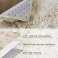 thumbnail image 4 of GlowSol 2x6 Hallway Runner Rug Shag Furry Runner Rug Plush Fluffy Rug Soft Rug for Nursery Playroom Home Decorative, Beige Taupe, 4 of 7