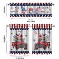 thumbnail image 2 of American 4th of July Kitchen Curtains Valances and Tiers Set for Windows, Patriotic Independence Memorial Day Bathroom Window Curtain Valance 3 Piece Sets,Kitchen Decor for Living Room,54''x 36'', 2 of 6