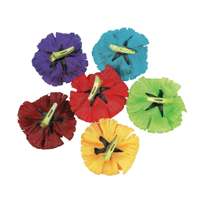 Mexican flower hair clips deals