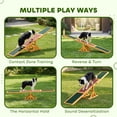 thumbnail image 6 of PawHut Wooden Dog Agility Seesaw for Training and Exercise, Platform Equipment Run Game Toy Weather Resistant Pet Supplies, Natural, 6 of 10