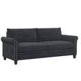 thumbnail image 1 of LifeStyle Solutions Canapé Fallon en Microfibre Grise, 1 of 15
