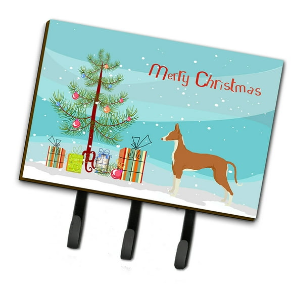Ibizan Hound Christmas Tree Leash or Key Holder