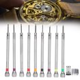 thumbnail image 1 of Watch Screwdrivers Kit, Comfortable Grip Easy Operation Protective Cover Watch Screwdrivers Alloy  for Watchmakers for Watch Repairing Shop, 1 of 8