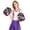 W, variante sur Accessoire de Fleur à Main pour Événements et Fêtes, Performance Sportive et Célébrations, Poignée Légère avec Fonction de Sécurisation, 2 Pcs